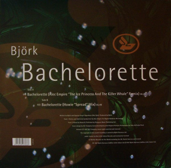 Release: Bachelorette-Vinyl-UK-1997-212TP12P1-206997