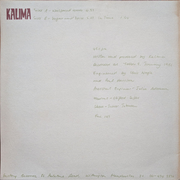 Master Release: Whispered Words by Kalima
