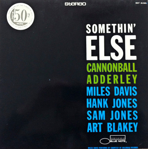 Release: Somethin' Else-Vinyl-US-1985-BST 81595, BST-81595-399639