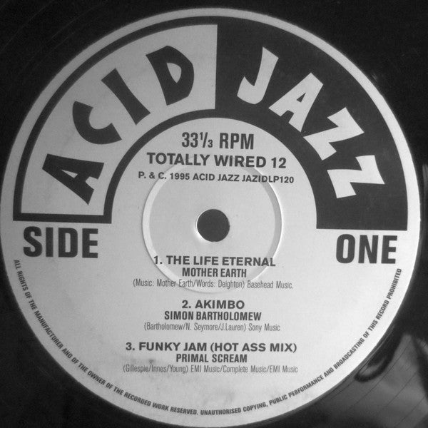 Release: Totally Wired 12-Vinyl-UK-1995-JAZIDLP120-463860