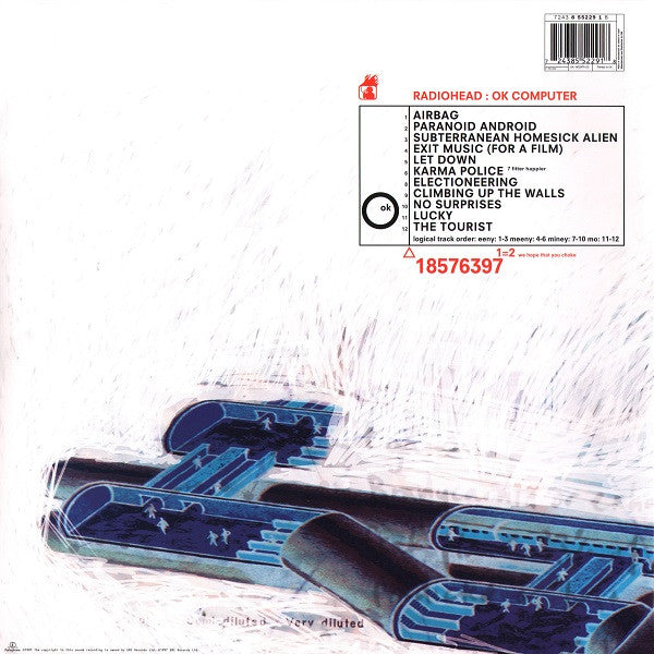 Release: OK Computer-Vinyl-UK-1998-NODATA 02, 7243 8 55229 1 8-216593