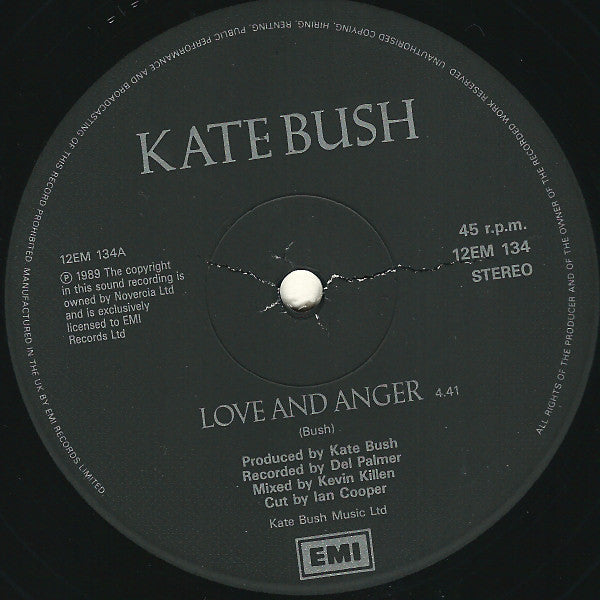 Master Release: Love And Anger by Kate Bush