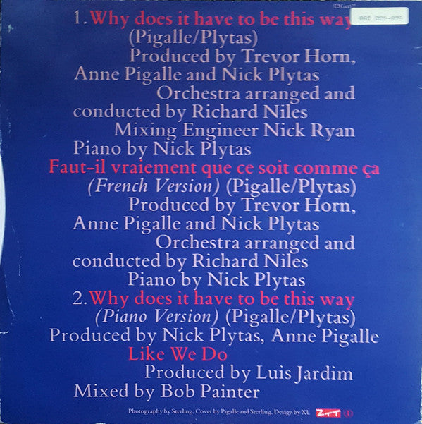 Master Release: Why Does It Have To Be This Way? by Anne Pigalle