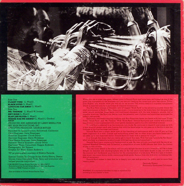 Release: Black Byrd-Vinyl-US-1973-BN-LA047-F-444877