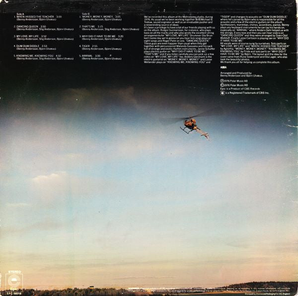 Release: Arrival-Vinyl-UK-1976-EPC 86018, S EPC 86018-695274