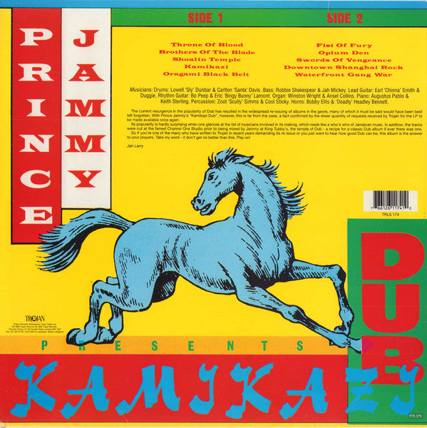 Master Release: Kamikazi Dub by Prince Jammy