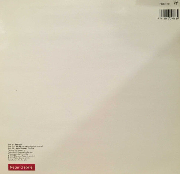 Master Release: Red Rain by Peter Gabriel