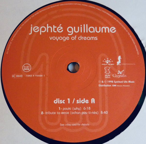 Release: Voyage Of Dreams-Vinyl-France-1998-STY 005, 7243 495027 1-260295