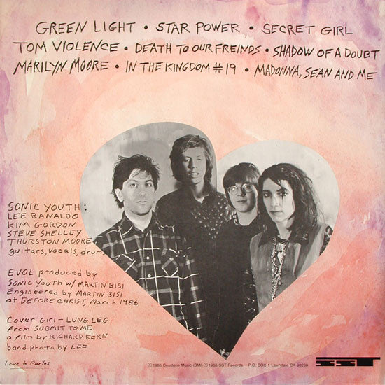 Master Release: Evol by Sonic Youth