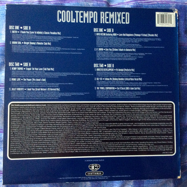 Release: Cooltempo Remixed-Vinyl-UK-1995-CTLP 49, 7243 8 35569 1 5, 7243 8 35570 1 1, 7243 8 35571 1 0-121289