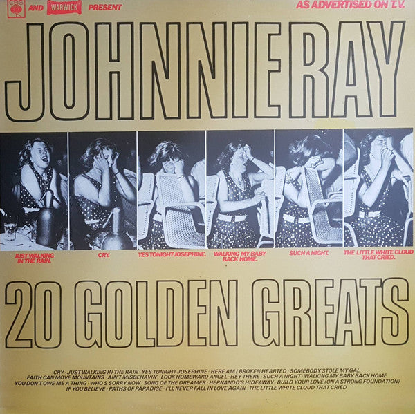 Master Release: 20 Golden Greats by Johnnie Ray