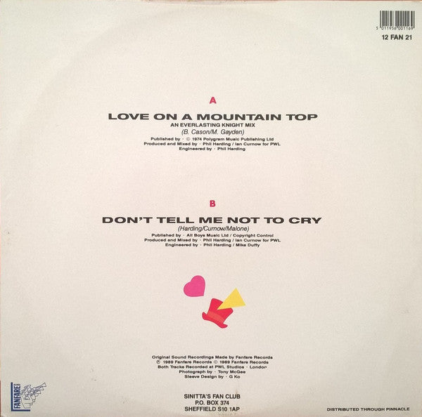 Release: Love On A Mountain Top-Vinyl-UK-1989-12 FAN 21-199875
