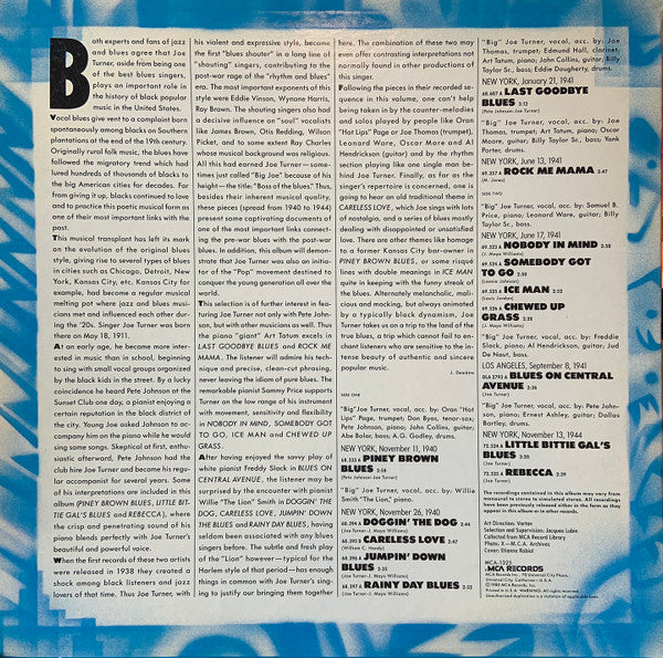 Release: Early Big Joe (1940-1944)-Vinyl-US-1980-MCA-1325-997012