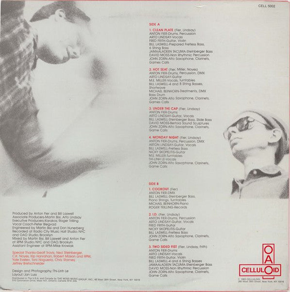 Release: The Golden Palominos-Vinyl-USA & Canada-1983-CELL 5002-194014