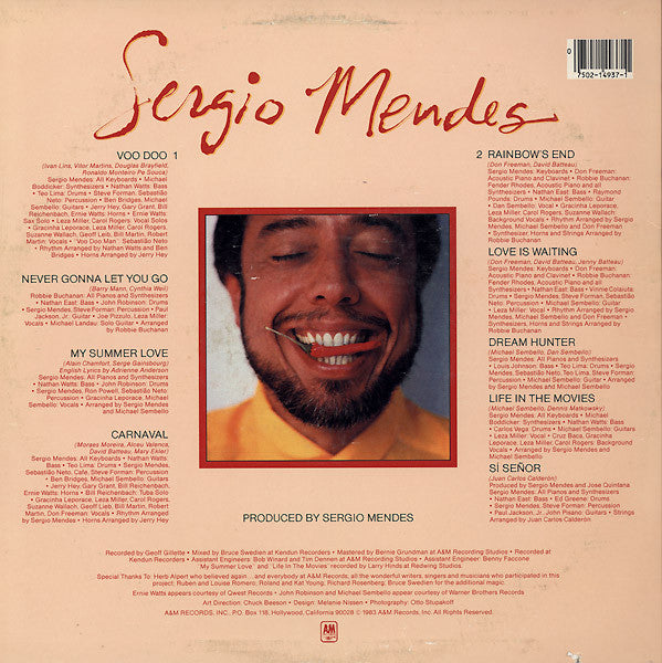 Release: Sergio Mendes-Vinyl-US-1983-SP-4937-686634