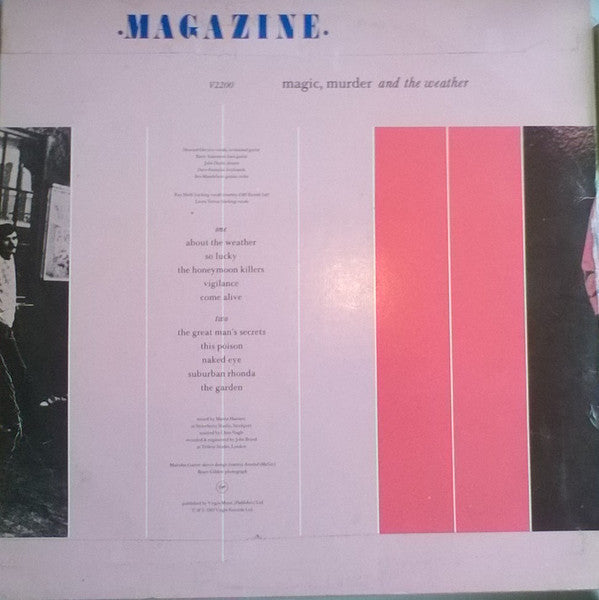 Release: Magic, Murder And The Weather-Vinyl-UK-1981-V2200-720057