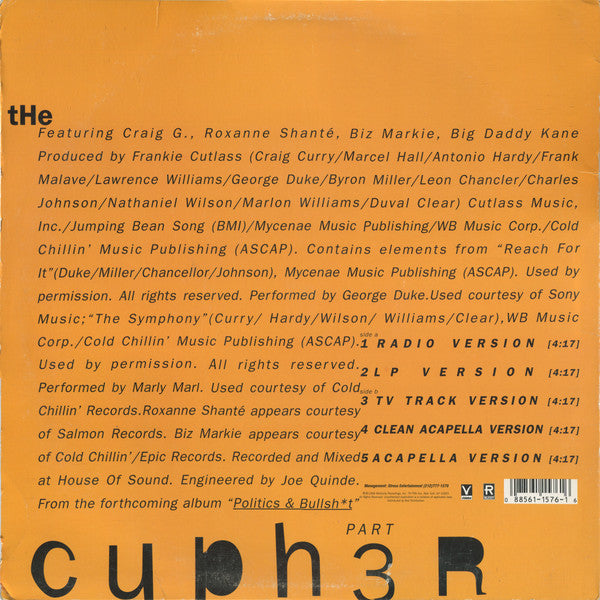 Master Release: The Cypher: Part 3 by Frankie Cutlass