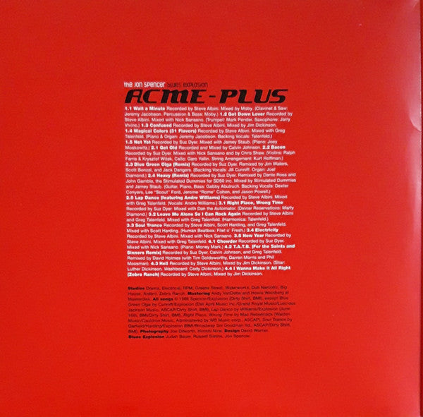 Master Release: Acme-Plus by The Jon Spencer Blues Explosion