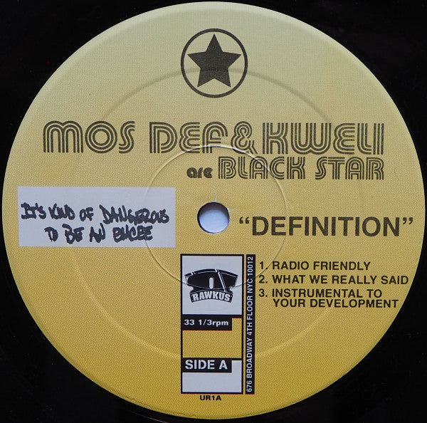Release: Definition / Twice Inna Lifetime-Vinyl-US-1998-RWK 173-1-118804