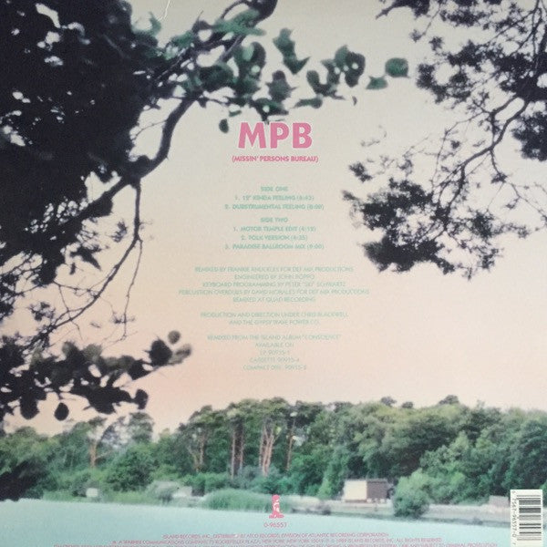 Release: MPB (Missin' Persons Bureau)-Vinyl-US-1989-0-96557-327484