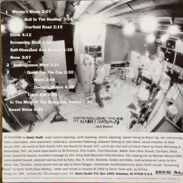 Master Release: Experimental Jet Set, Trash And No Star by Sonic Youth