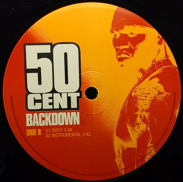 Release: In Da Club / Backdown-Vinyl-US-2003-0694978561, 0694978561, INTR-10895-1, 0694978561, 0694978561-505499