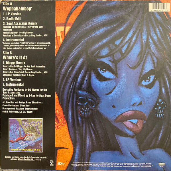 Release: Wopbabalubop / Where's It At-Vinyl-US-1993-49 77174-704094