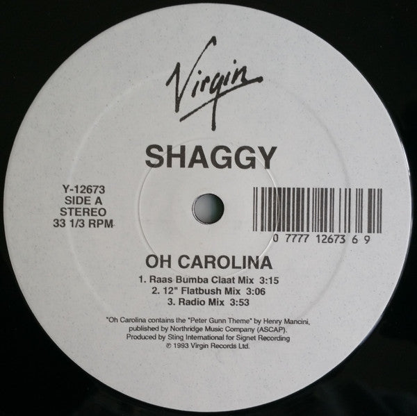 Release: Oh Carolina-Vinyl-US-1993-Y-12673-352854