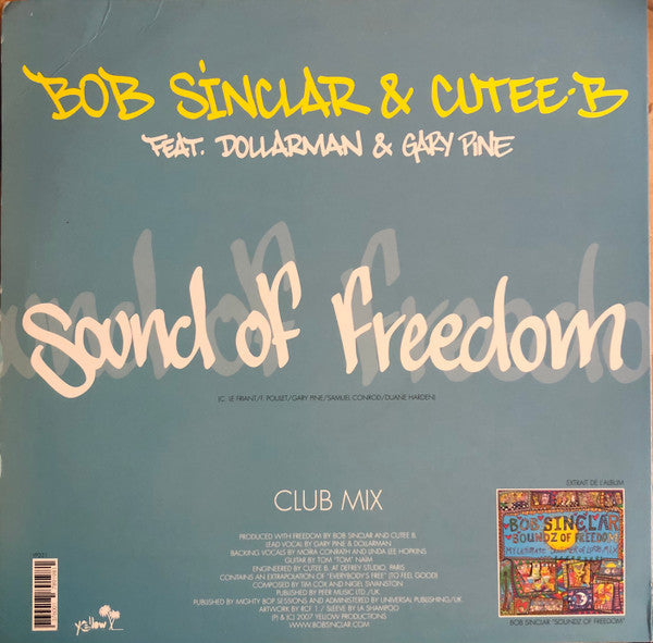 Master Release: Sound Of Freedom (Everybody's Free) by Bob Sinclar