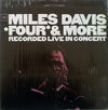 Miles Davis - 'Four' & More - Recorded Live In Concert (Vinyl, LP, Album, Reissue, Stereo) Very Good (VG) / Good Plus (G+)