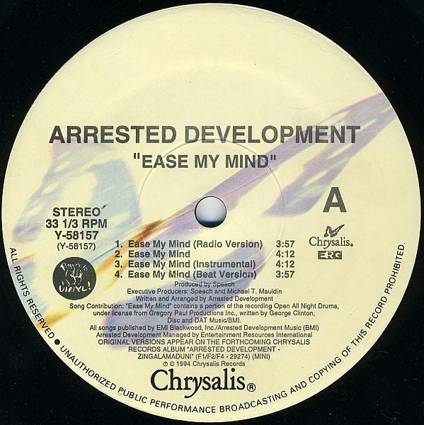 Master Release: Ease My Mind by Arrested Development