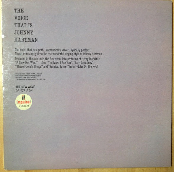 Master Release: The Voice That Is! by Johnny Hartman