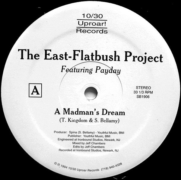 Master Release: A Madman's Dream / Can't Hold It Back by East Flatbush Project