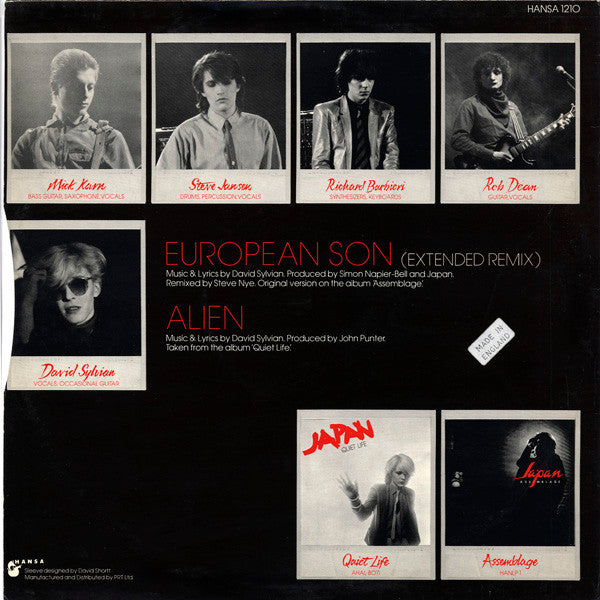 Master Release: European Son by Japan