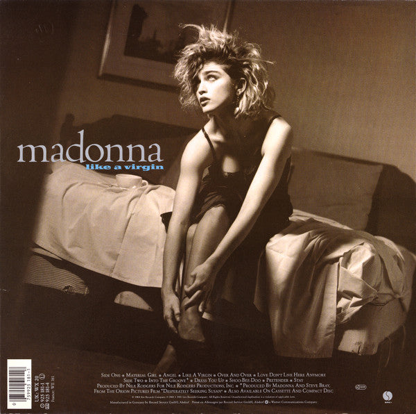Release: Like A Virgin-Vinyl-UK & Europe-1985-925 181-1, WX 20-113105