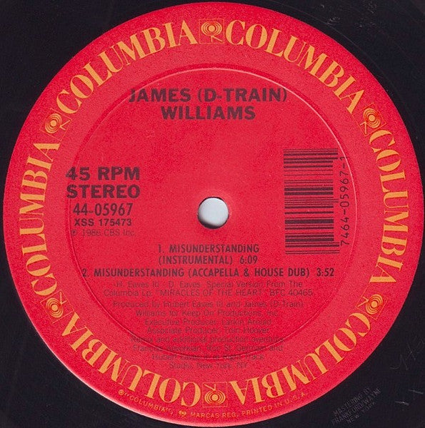 Master Release: Misunderstanding by James "D-Train" Williams
