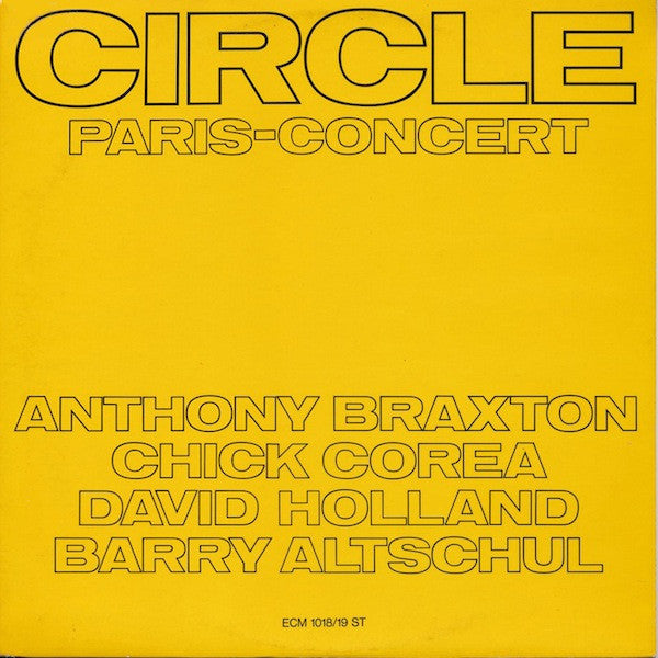 Release: Paris - Concert-Vinyl-Germany-1972-ECM 1018/19 ST-493864