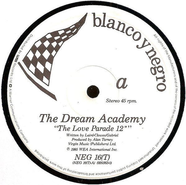 Master Release: The Love Parade by The Dream Academy