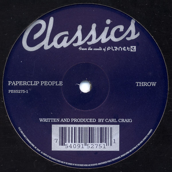 Master Release: Throw / The Climax by Paperclip People