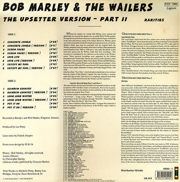 Master Release: The Upsetter Record Shop - Part II by Bob Marley & The Wailers