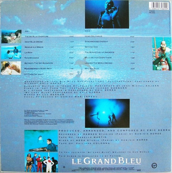 Release: Le Grand Bleu (Bande Originale Du Film De Luc Besson)-Vinyl-France-1988-70609, 70609-900188