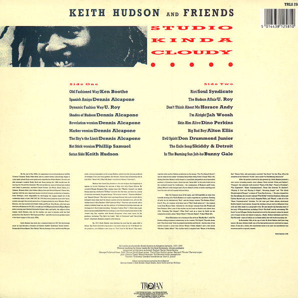 Release: Studio Kinda Cloudy - Keith Hudson And Friends-Vinyl-UK-1988-TRLS 258-503355