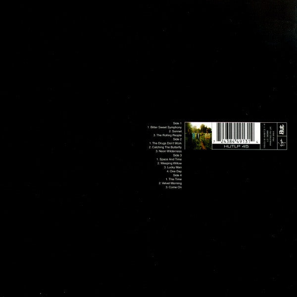 Release: Urban Hymns-Vinyl-UK-1997-HUTLP 45, 7243 8 44913 1 4-445878