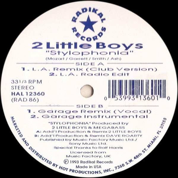 Release: Stylophonia-Vinyl-US-1993-HAL 12360-558746