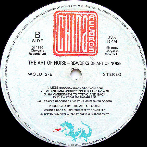 In Visible Silence / Re-Works Of Art Of Noise