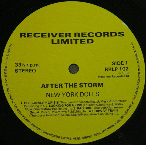 Release: After The Storm-Vinyl-UK-1985-RRLP102-447193