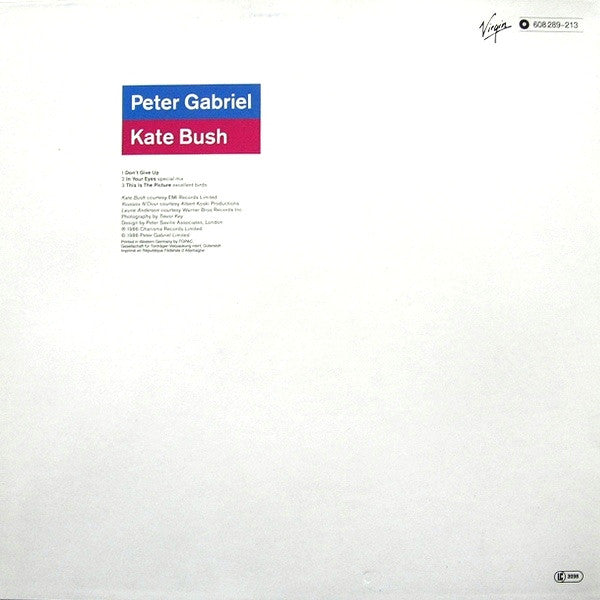 Master Release: Don't Give Up by Peter Gabriel