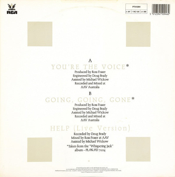 Master Release: You're The Voice by John Farnham