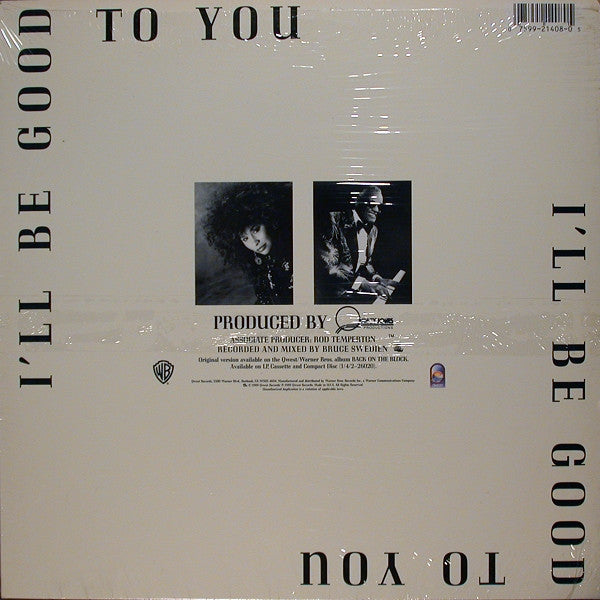 Release: I'll Be Good To You-Vinyl-US-1989-0-21408, 9 21408-0-421205