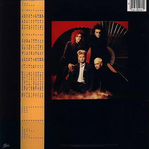 Release: Lover Come Back To Me-Vinyl-US-1985-49-05278-109232